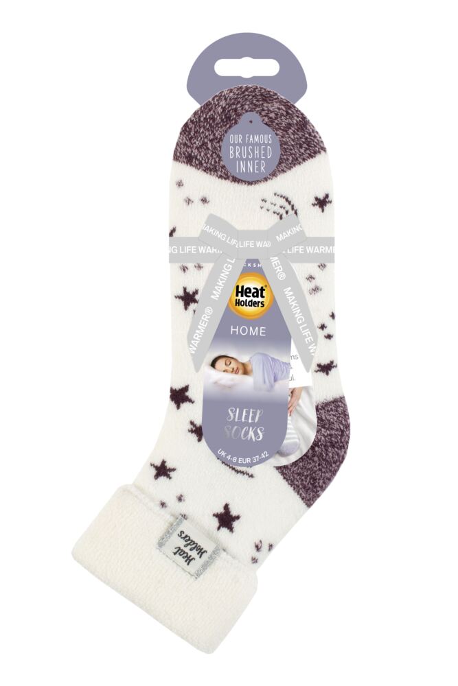 sockshop Heat HoldersWomens Turn Over Cuff Sleep Lite Socks