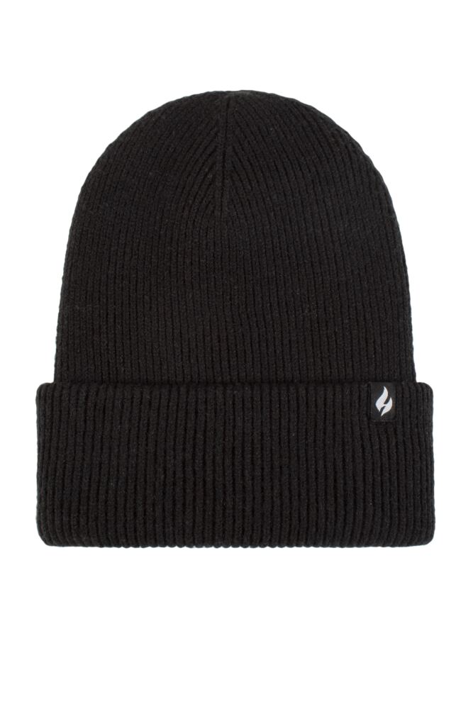 Sockshop Heat HoldersWomens Vermont Fine Rib Turnover Cuff Hat