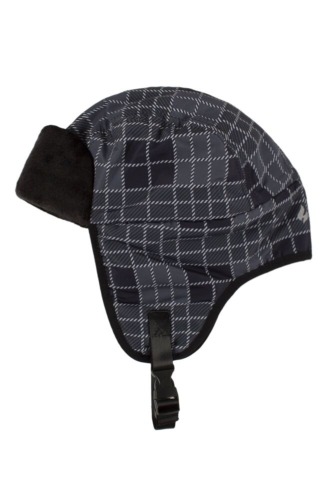 Sockshop Heat LockersMens Heat Holders Tim Aviator Plaid Hat With Plush Cuff