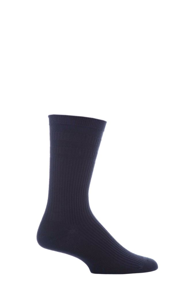 Sockshop HJ HallMens Cotton Extra Wide Softop Socks