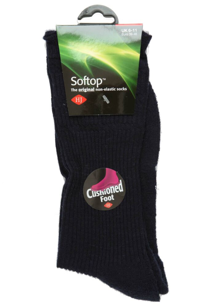 sockshop HJ HallMens Wool Cushioned Sole Softop Socks
