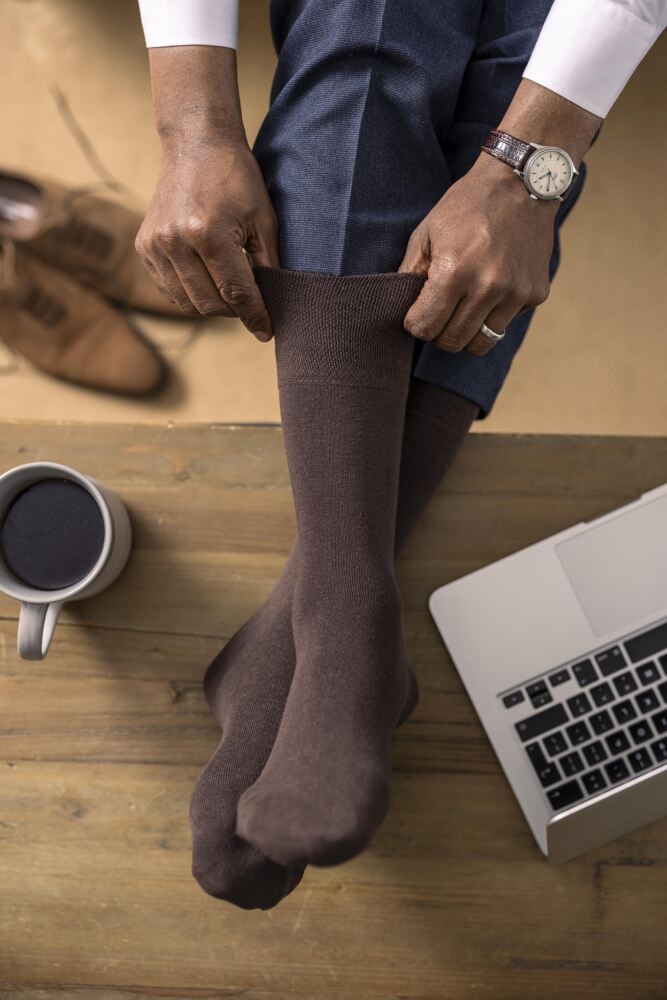 Sockshop IOMIMens Cotton FootNurse Diabetic Socks 3-Pair