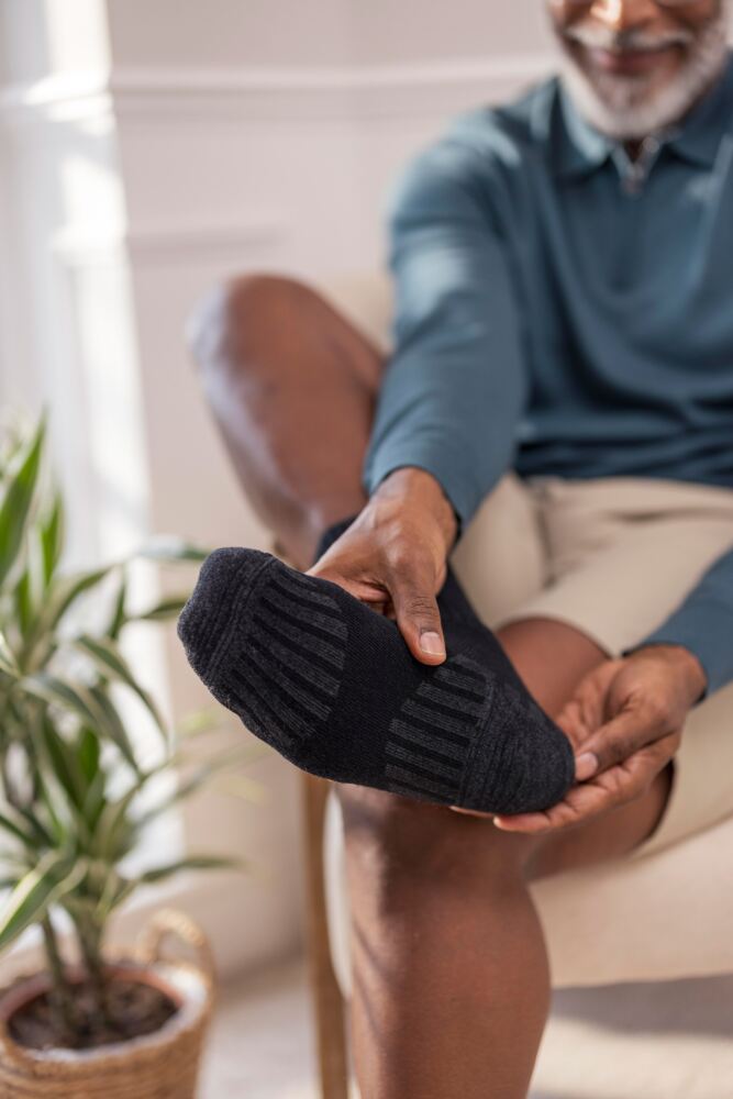 Sockshop IOMIMens Merino Wool FootNurse Diabetic Boot Socks