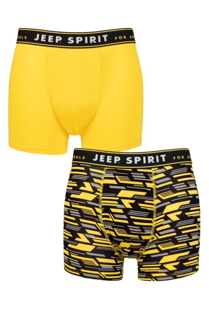 Sockshop JeepMens Bamboo Camo Printed Trunks 2-Pair