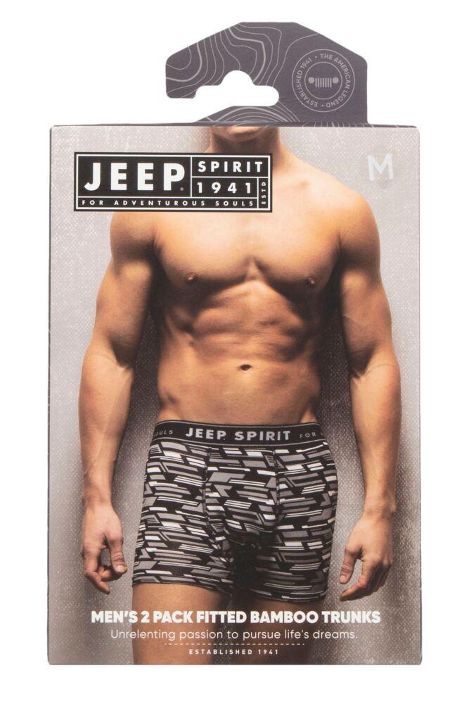 sockshop JeepMens Bamboo Camo Printed Trunks 2-Pair