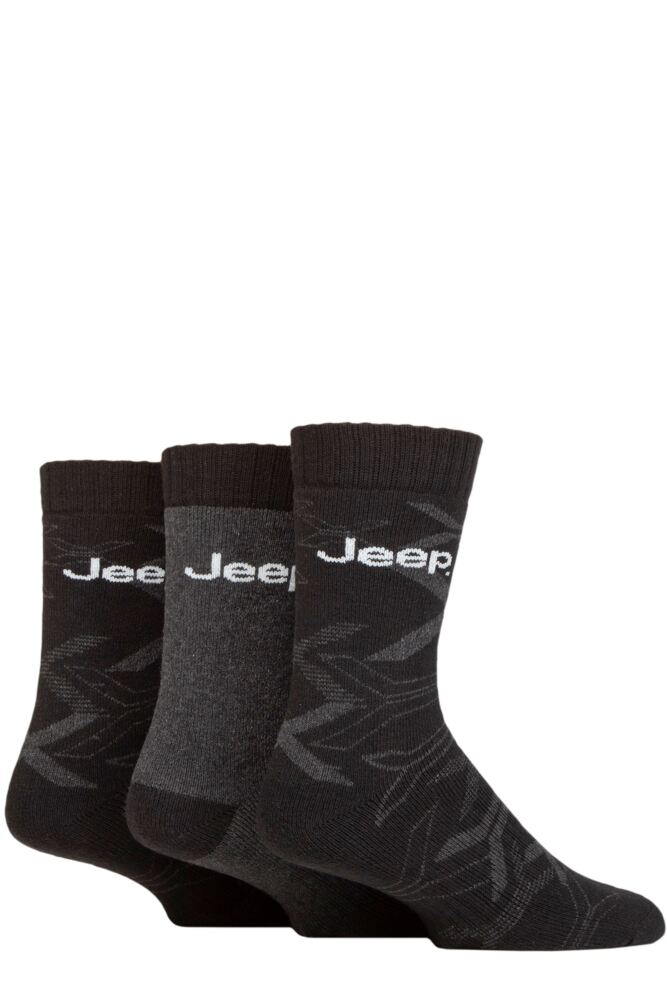 Sockshop JeepMens Cotton Blend Camo Boot Socks 3-Pair