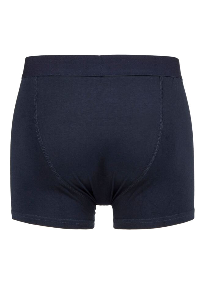 Sockshop JeepMens Cotton Plain Fitted Keyhole Trunk Boxer Shorts 2-Pack