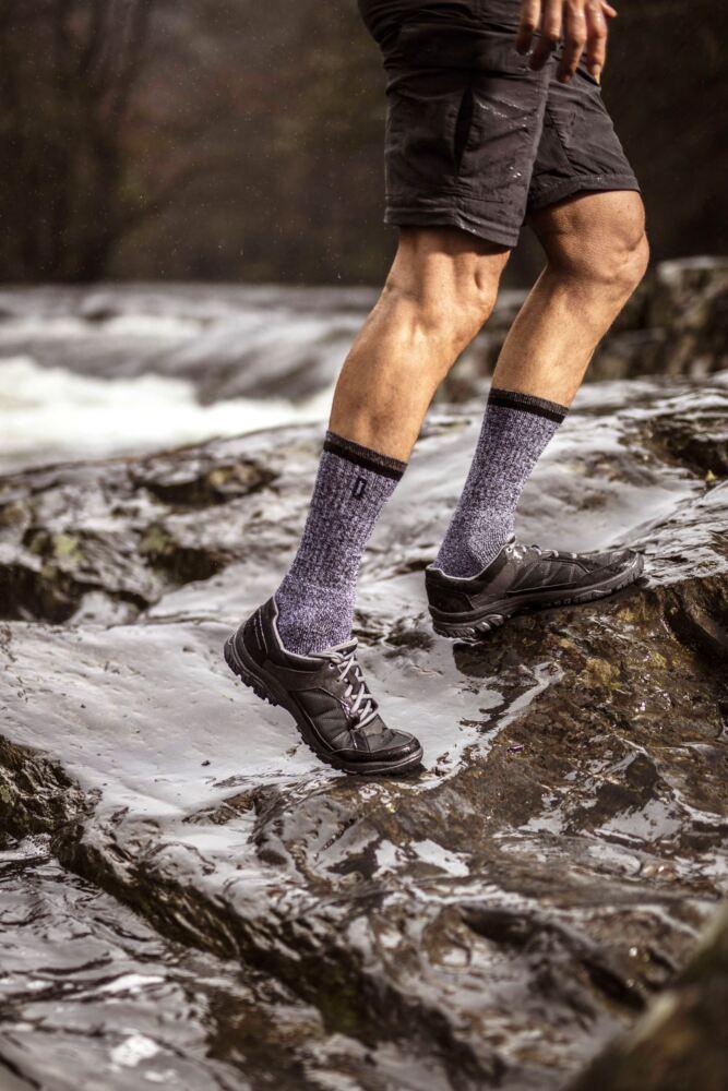 Sockshop JeepMens Cotton Terrain Leisure Socks 3-Pair