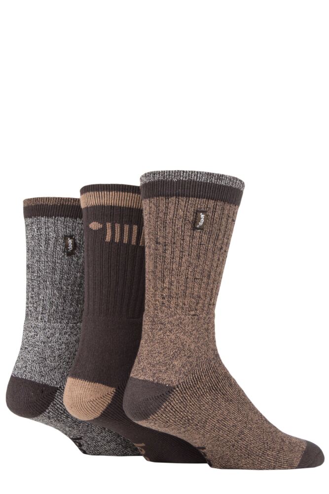 Sockshop JeepMens Cotton Terrain Leisure Socks 3-Pair