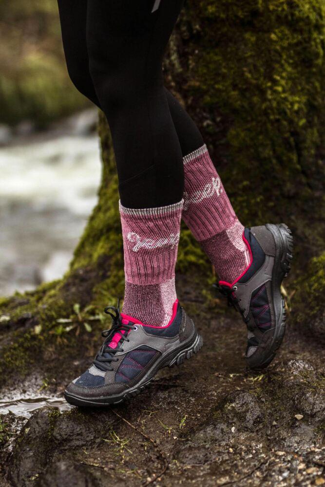 Sockshop JeepWomens Cotton Luxury Terrain Boot Socks 3-Pair