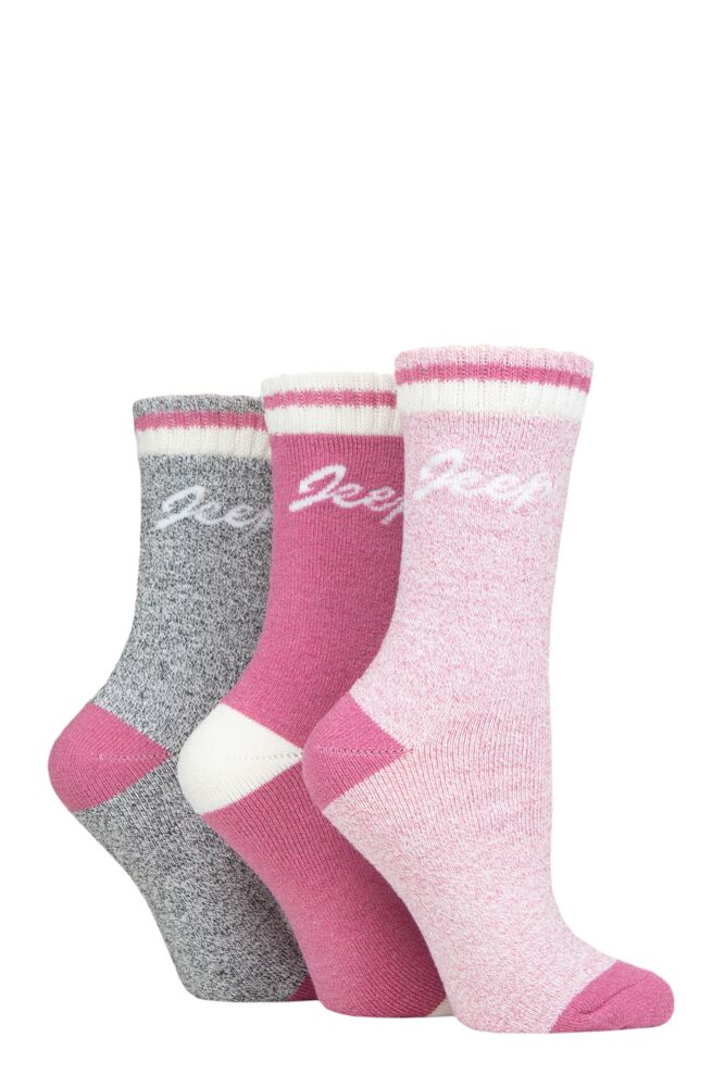 Sockshop JeepWomens Performance Full Cushion Boot Socks 3-Pair