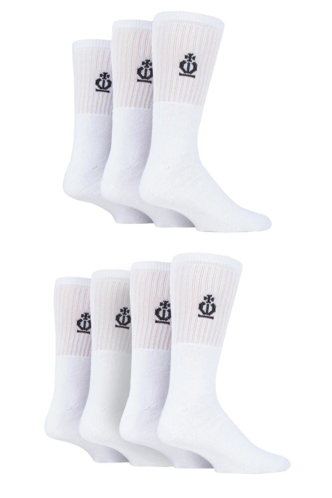 Sockshop Jeff BanksMens Cotton Blend Sports Socks 7-Pair