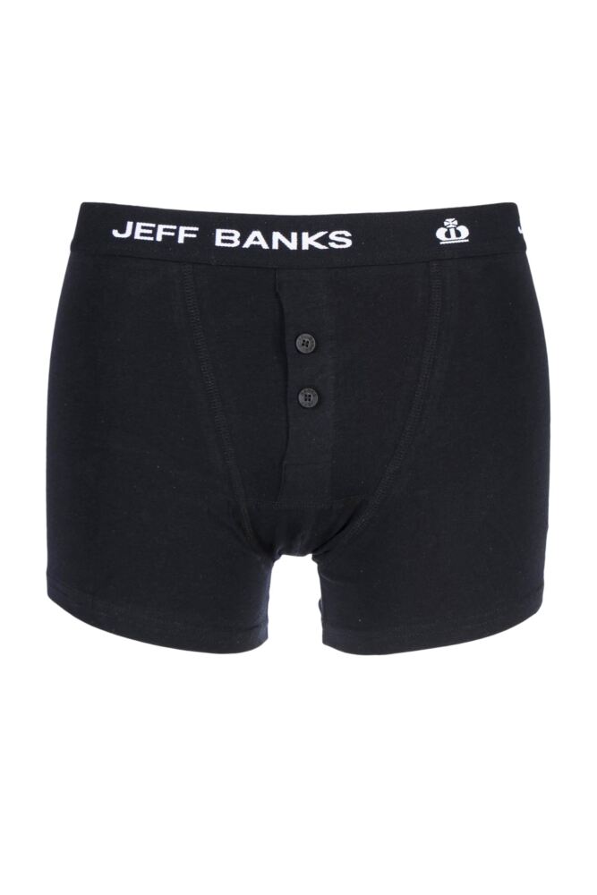 Sockshop Jeff BanksMens Cotton Leeds Buttoned Boxer Shorts