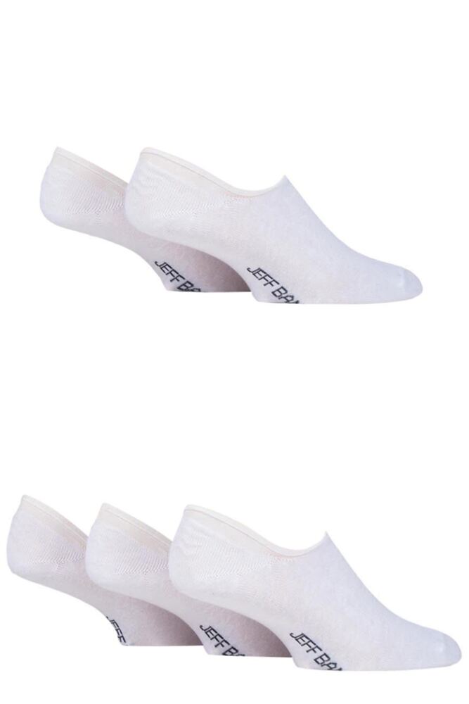 Sockshop Jeff BanksMens Cotton Plain Secret Socks 5-Pair