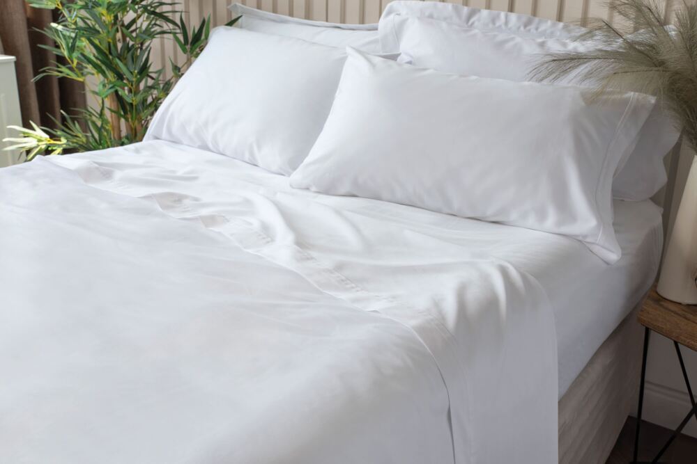 Sockshop Lazy Panda300 Thread Count Bamboo Flat Sheet