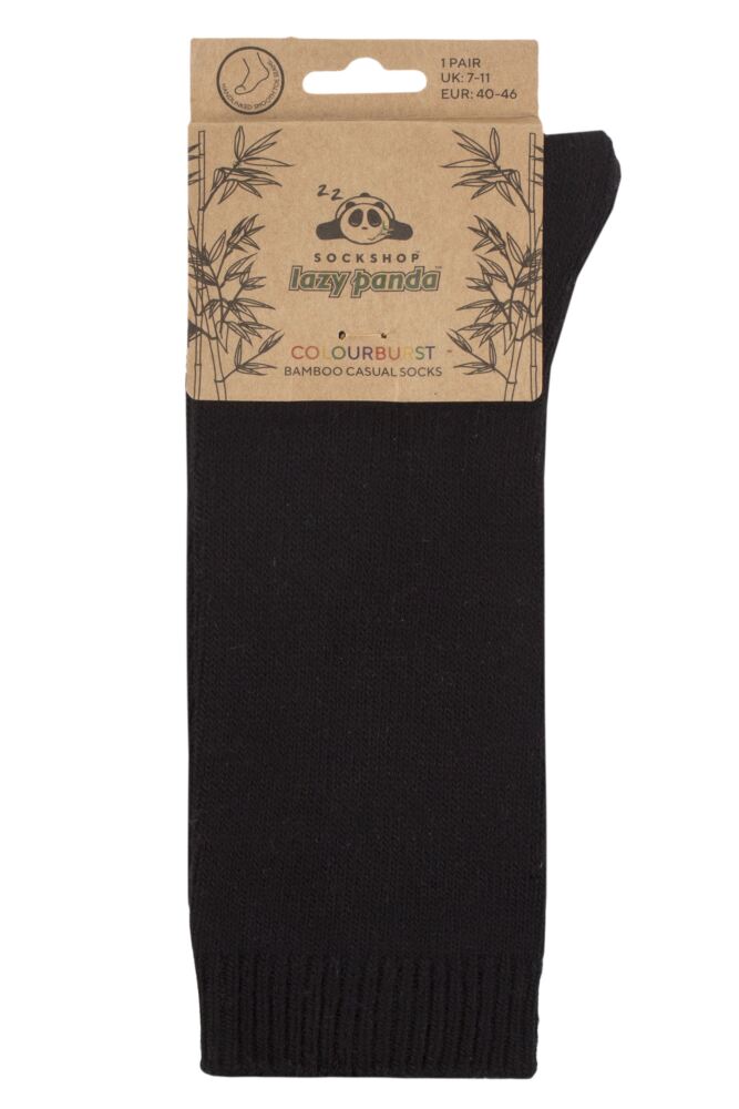 sockshop Lazy PandaMens Bamboo Colour Burst Leisure Weight Socks