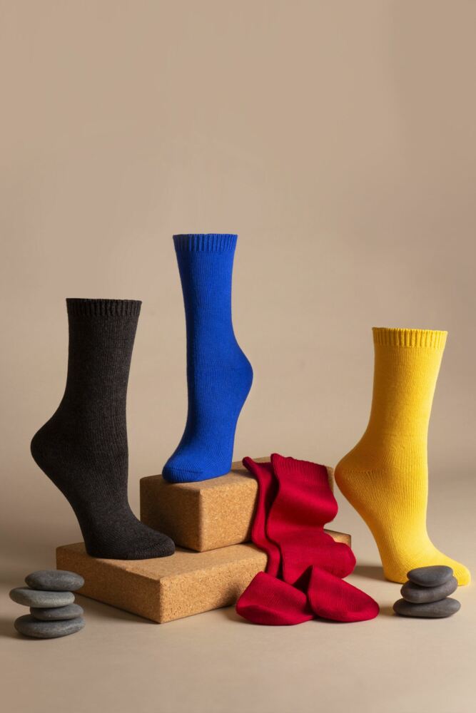 Sockshop Lazy PandaWomens Bamboo Colour Burst Leisure Weight Socks