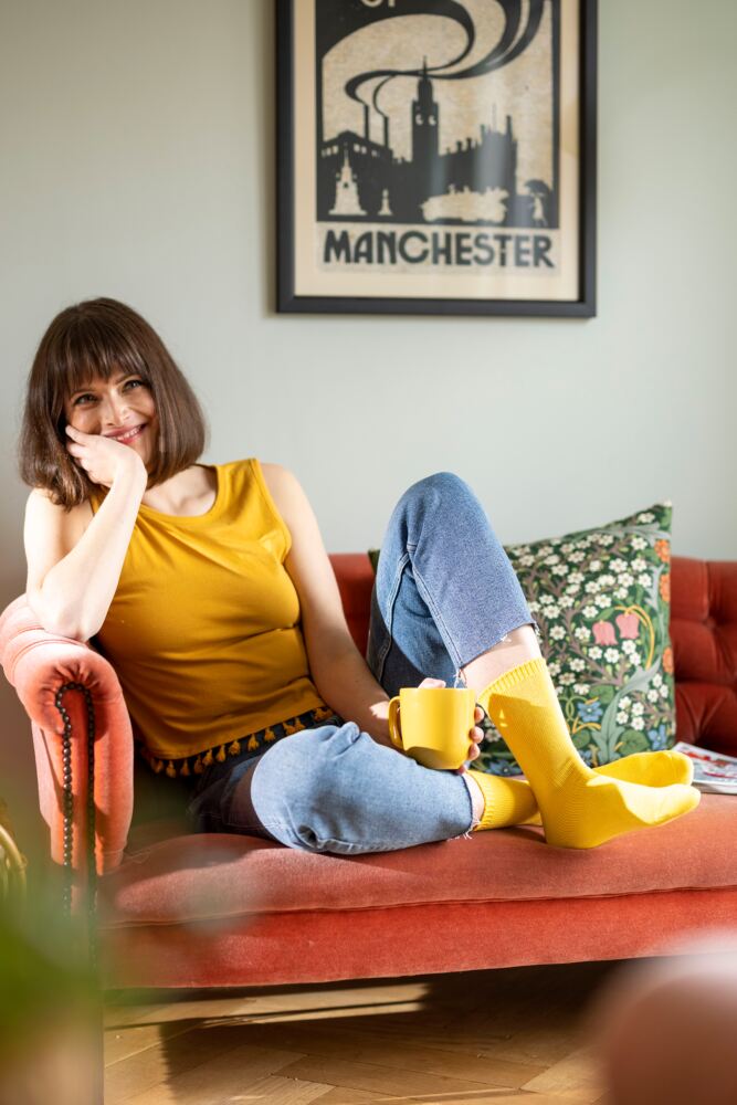 Sockshop Lazy PandaWomens Bamboo Colour Burst Leisure Weight Socks