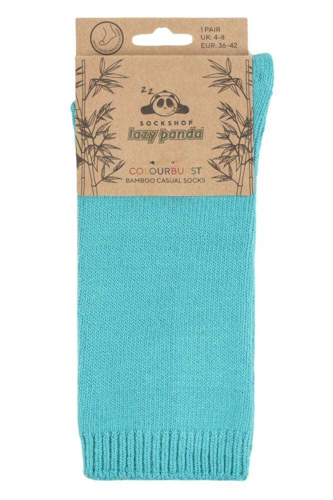 sockshop Lazy PandaWomens Bamboo Colour Burst Leisure Weight Socks