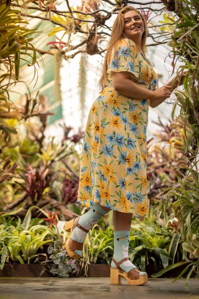 Sockshop Lazy PandaWomens Bamboo Novelty Socks 3-Pair