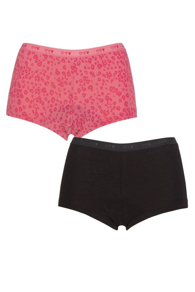 Sockshop Love LunaGirls And Teens First Period Shortie Briefs 2-Pack