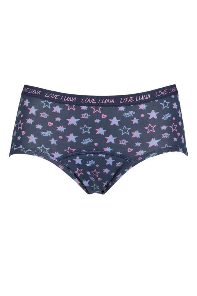Sockshop Love LunaGirls Cotton First Period Boyleg Brief