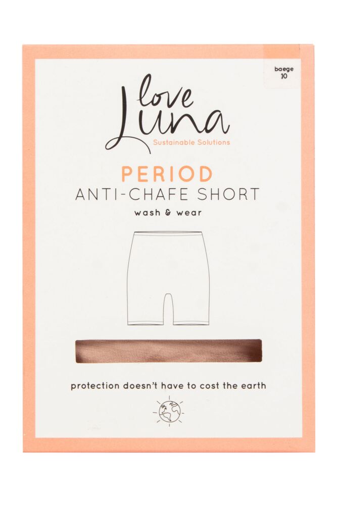 sockshop Love LunaWomens Bamboo Period Anti-Chafe Shorts