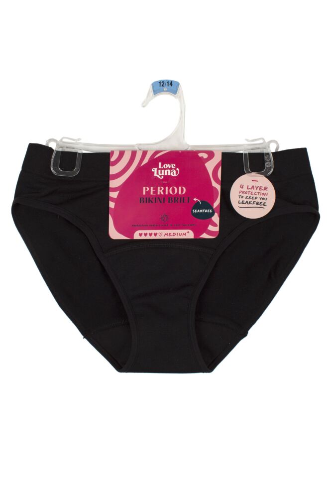 sockshop Love LunaWomens Seamfree Period Bikini Brief