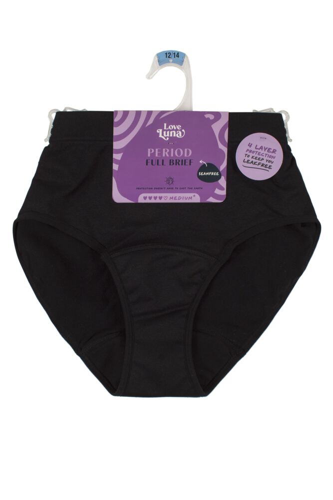 sockshop Love LunaWomens Seamfree Period Full Brief