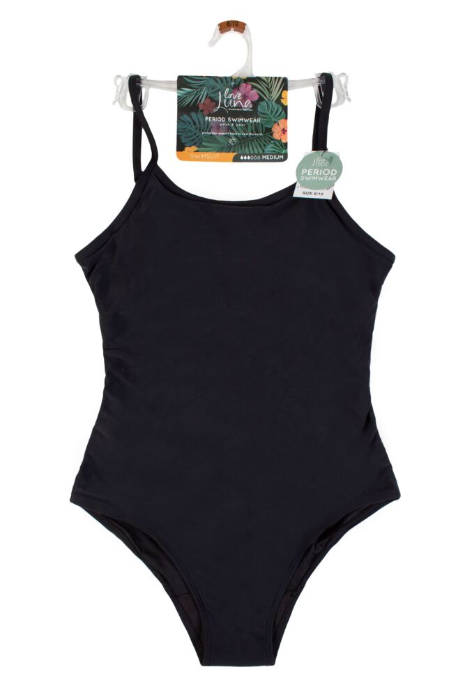 sockshop Love LunaWomens Swim Period One Piece Swimming Costume