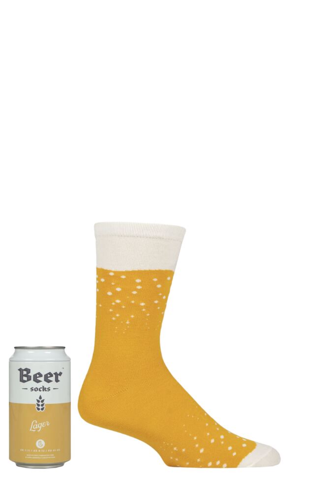 Sockshop Luckies Of LondonMens & Womens Cotton Beer Can Socks Gift Box