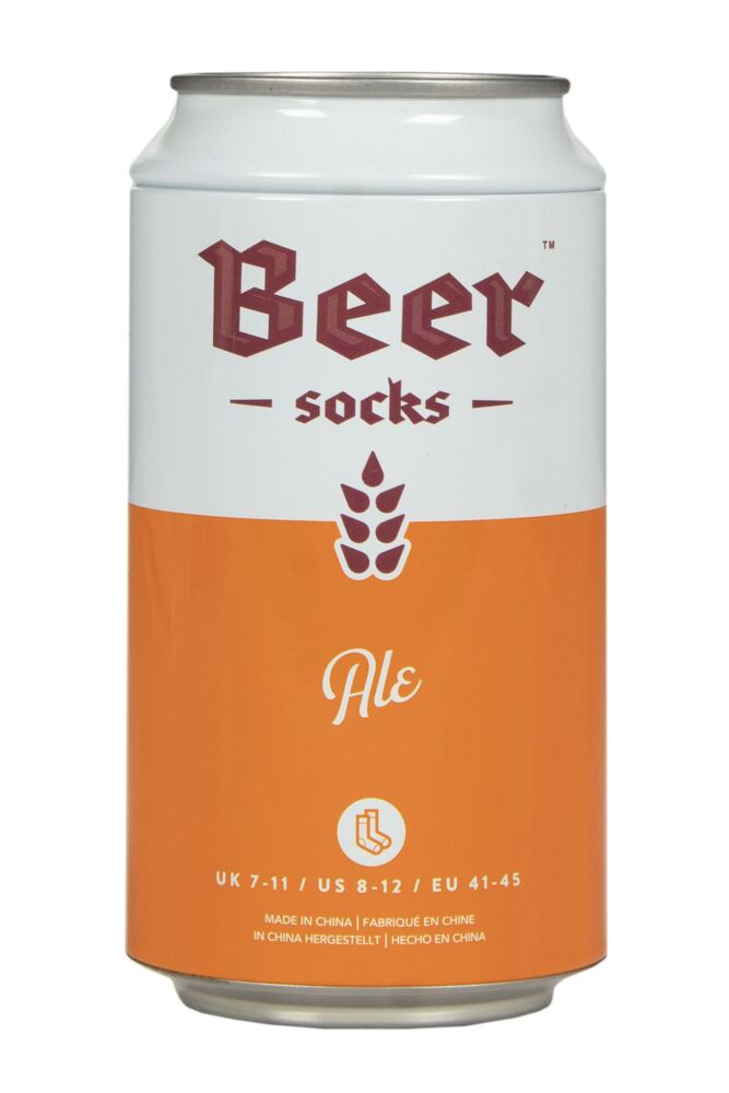 Sockshop Luckies Of LondonMens & Womens Cotton Beer Can Socks Gift Box