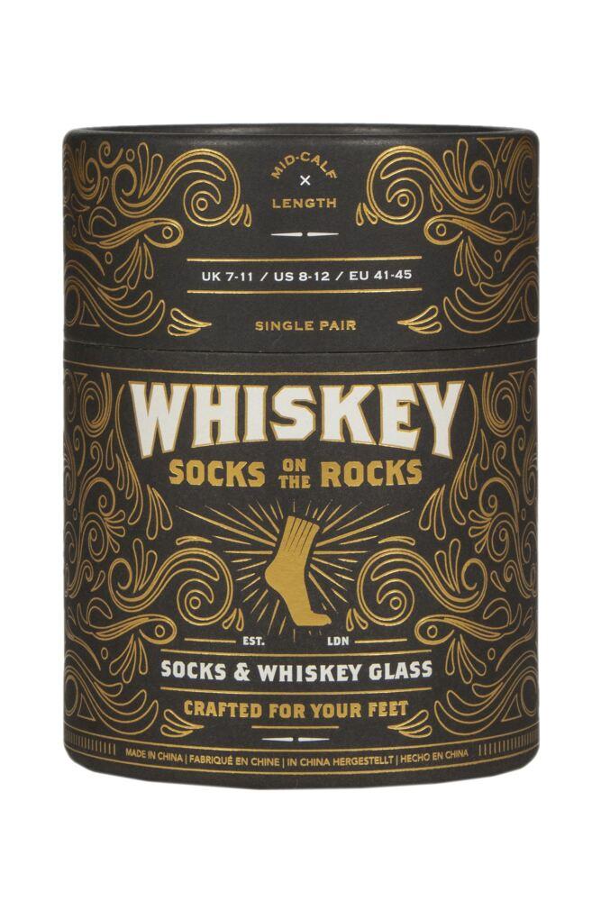 Sockshop Luckies Of LondonMens & Womens Cotton Whiskey Glass Socks Gift Box
