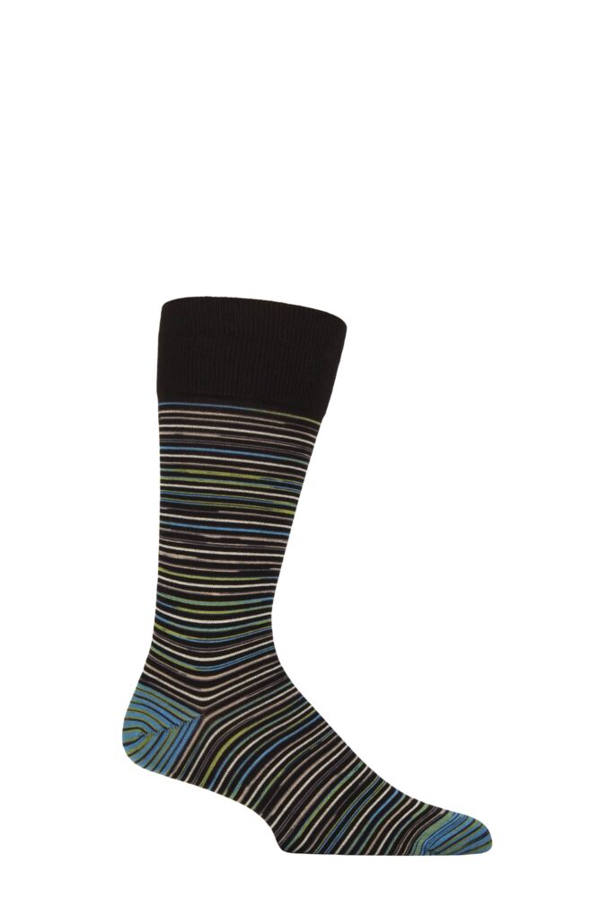 Sockshop PantherellaMens Atolla Organic Cotton Striped Socks
