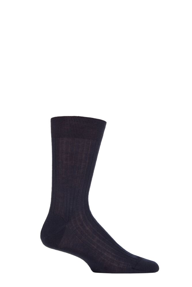 Sockshop PantherellaMens Cashmere Knightsbridge Ribbed Socks