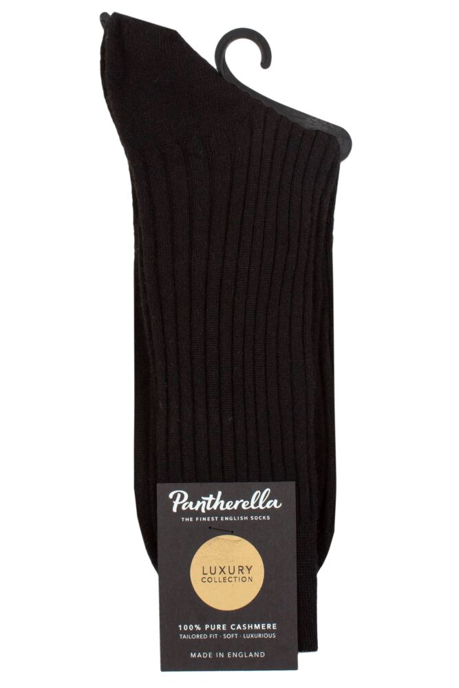sockshop PantherellaMens Cashmere Knightsbridge Ribbed Socks