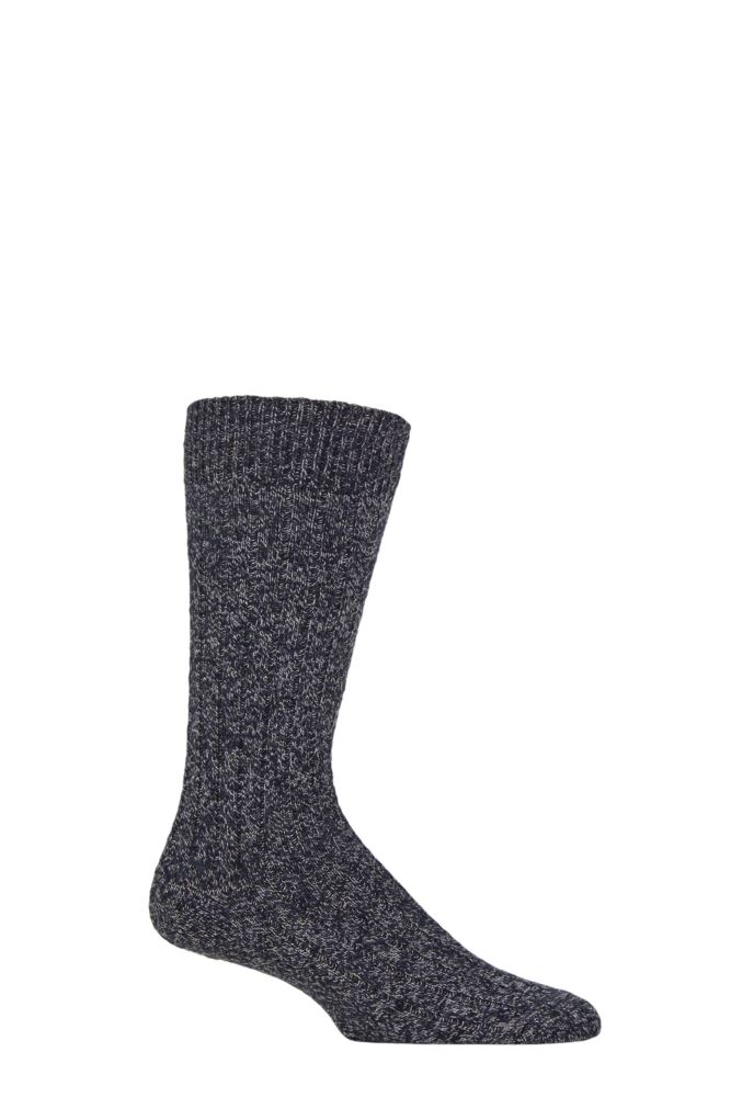 Sockshop PantherellaMens Cotton Rye Eco Luxe Ribbed Socks