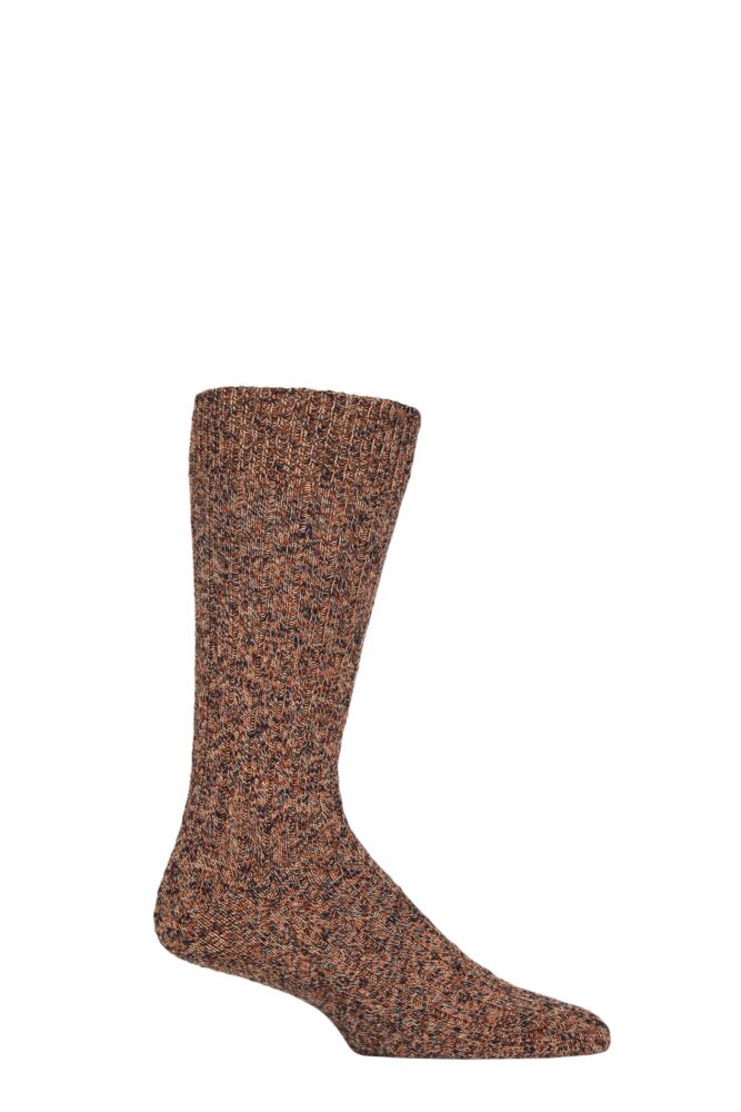 Sockshop PantherellaMens Cotton Rye Eco Luxe Ribbed Socks