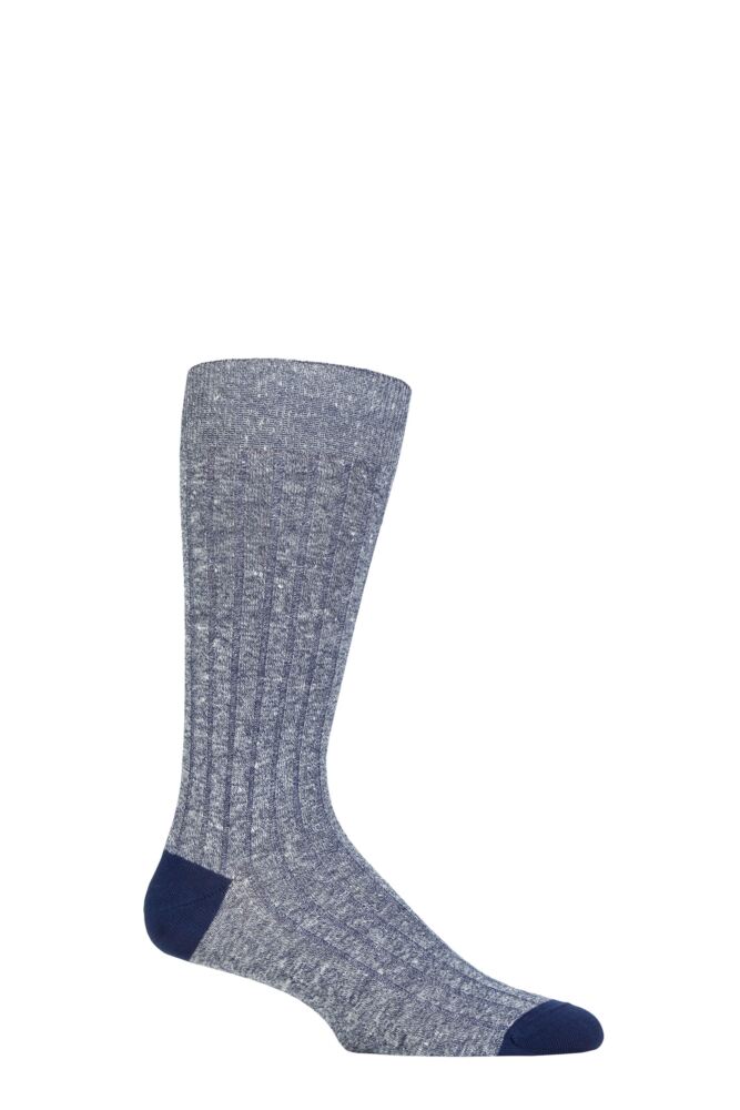 Sockshop PantherellaMens Linen Cotton Blend Hamada Socks
