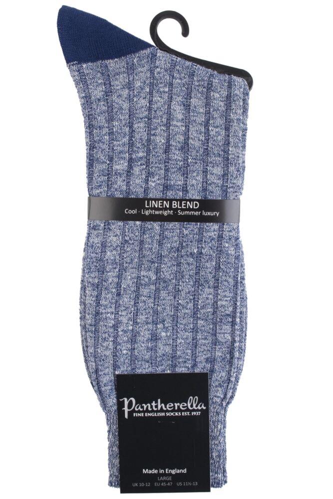 sockshop PantherellaMens Linen Cotton Blend Hamada Socks