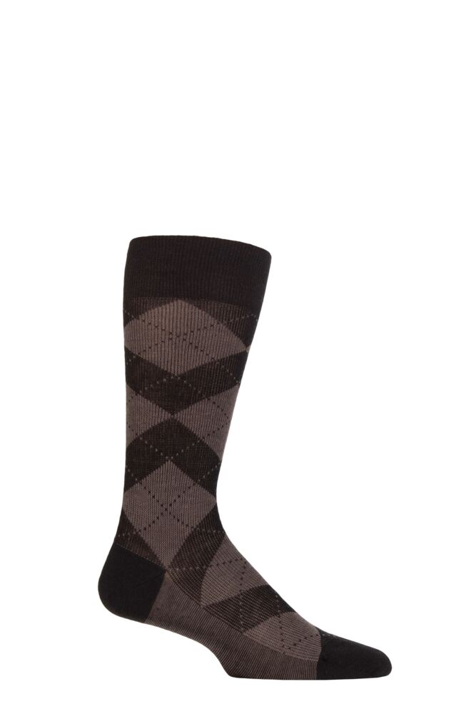 Sockshop PantherellaMens Merino Wool Abdale Argyle Socks