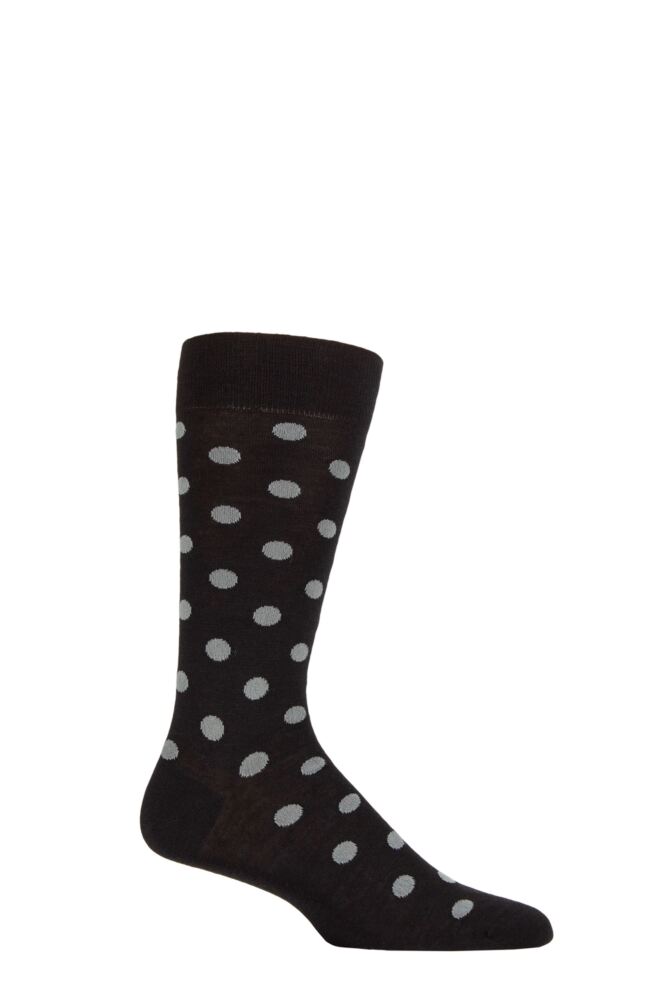 Sockshop PantherellaMens Merino Wool Helianthus Spots Socks