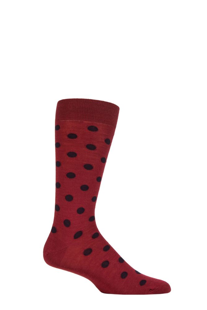 Sockshop PantherellaMens Merino Wool Helianthus Spots Socks