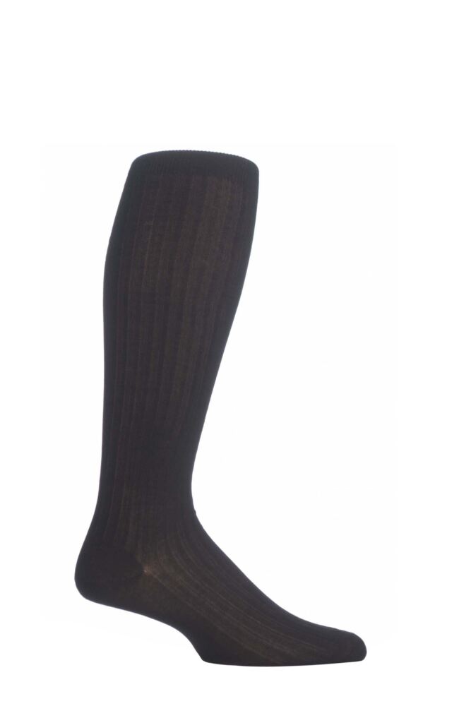 Sockshop PantherellaMens Merino Wool Rib Knee High Socks