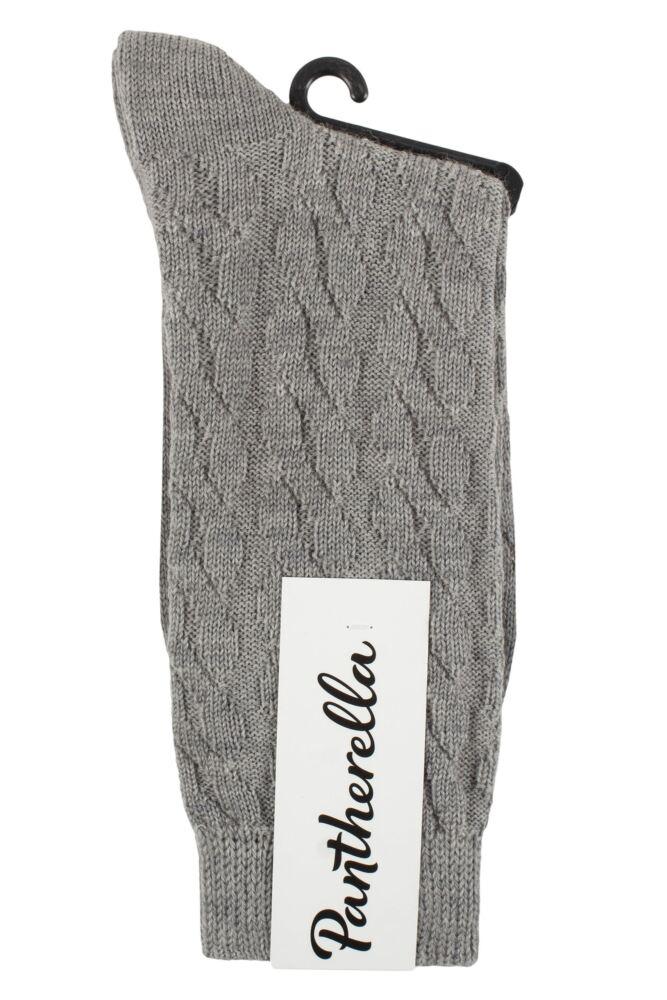 sockshop PantherellaWomens Kate Cable Knit Merino Wool Socks