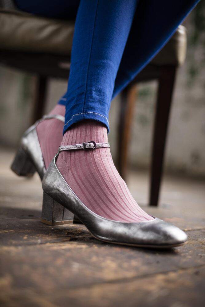 Sockshop PantherellaWomens Merino Wool Classic Ribbed Socks