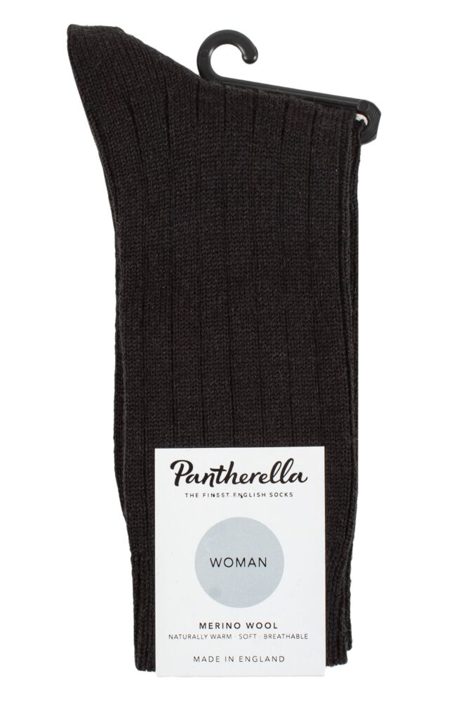 sockshop PantherellaWomens Merino Wool Rachel Rib Socks