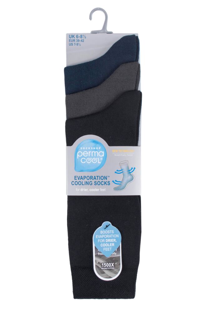 sockshop PermacoolMens & Womens PermaCool Evaporation Cooling Socks 3-Pair