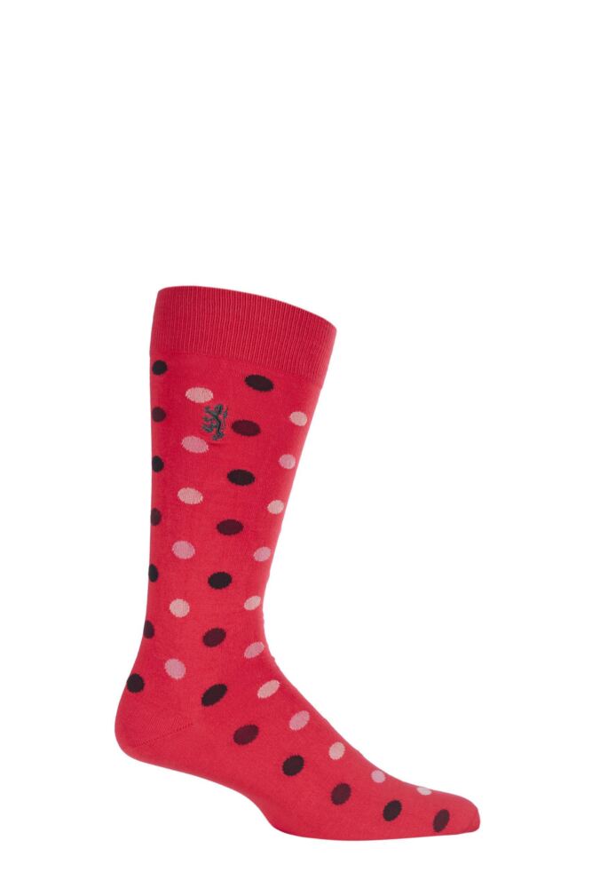 Sockshop Pringle Of ScotlandMens Sea Island Cotton Spots Socks