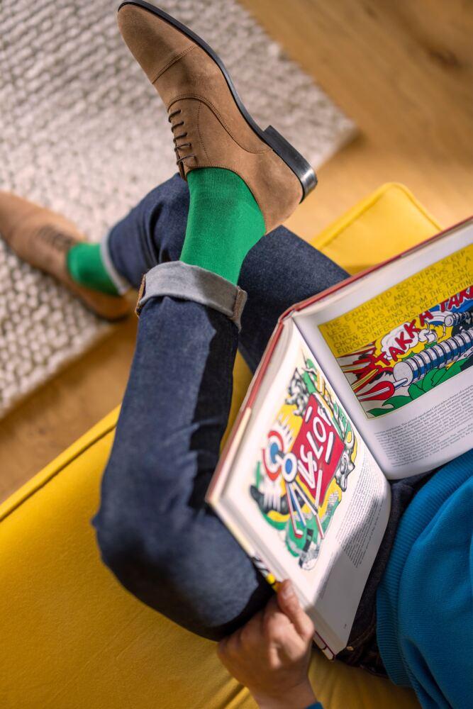 Sockshop PringleMens Cotton Endrick Plain Trouser Socks 3-Pair